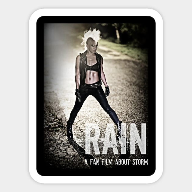 RAIN, Storm fan film Sticker by mayaglick